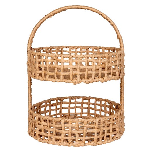 House Nordic Taca dekoracyjna &quot;Andia&quot; w kolorze jasnobrązowym - wys. 39 x Ø 29 cm ze sklepu Limango Polska w kategorii Misy i tace dekoracyjne - zdjęcie 175715852