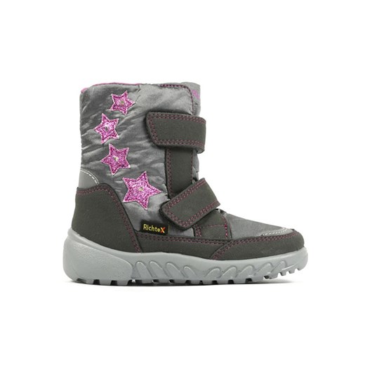 Richter Shoes Kozaki zimowe &quot;Husky&quot; w kolorze szarym ze sklepu Limango Polska w kategorii Buty zimowe dziecięce - zdjęcie 175716244