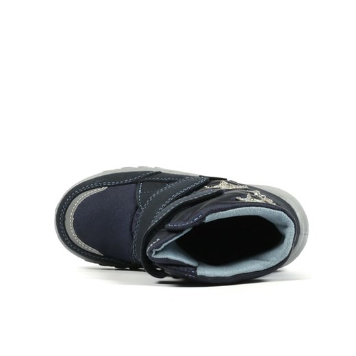 Buty zimowe dziecięce Richter granatowe na rzepy na zimę kozaki 