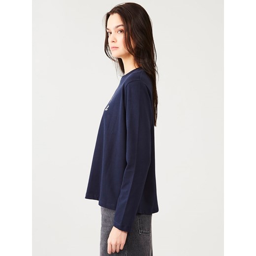 Bluzka damska LTB z długim rękawem z okrągłym dekoltem 