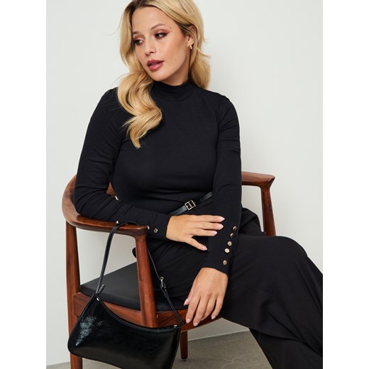 Bluzka damska Sinsay casual z golfem 