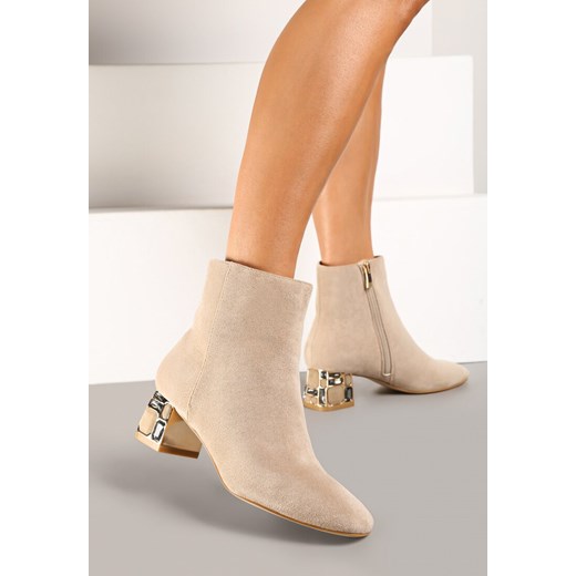 Botki Renee eleganckie na obcasie 
