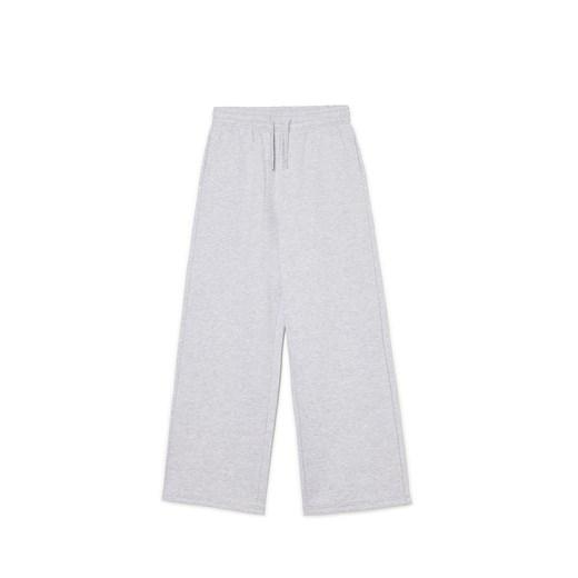 Cropp - Jasnoszare spodnie dresowe - jasny szary ze sklepu Cropp w kategorii Spodnie damskie - zdjęcie 175721810
