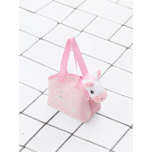 Sinsay - Torebka z maskotką - różowy Sinsay One Size Sinsay