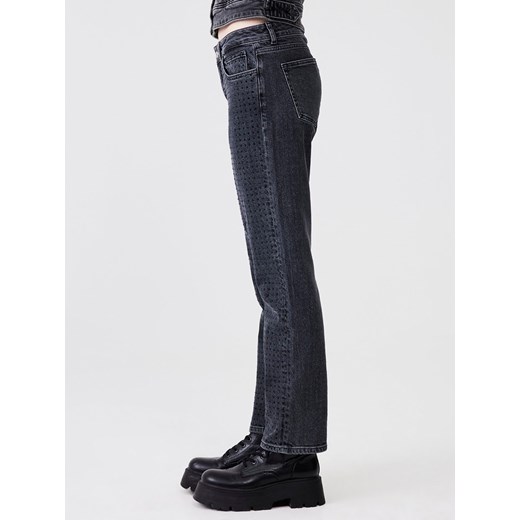 Jeansy damskie czarne LTB bawełniane 