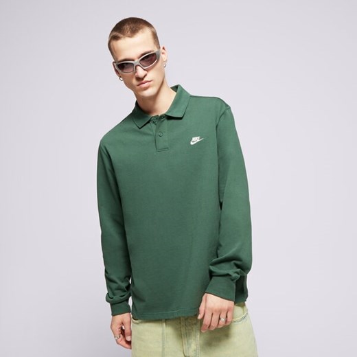 NIKE POLO M NK CLUB KNIT LS POLO ze sklepu Sizeer w kategorii T-shirty męskie - zdjęcie 175723540