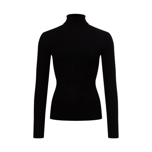 soyaconcept® Sweter damski - SC-Dollie 483 Kobiety dzianina grubo tkana czarny jednolity ze sklepu vangraaf w kategorii Swetry damskie - zdjęcie 175723834