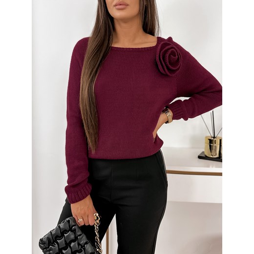 sweter lissia fioletowy one size ONE SIZE UBRA