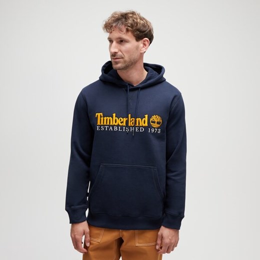 TIMBERLAND BLUZA Z KAPTUREM EMBROIDERY LOGO BRUSH BACK HOODI ze sklepu Timberland w kategorii Bluzy męskie - zdjęcie 175728984