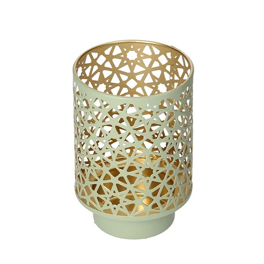Lampion Antlia 13 cm mint ze sklepu dekoria.pl w kategorii Lampiony i lampki - zdjęcie 175729150
