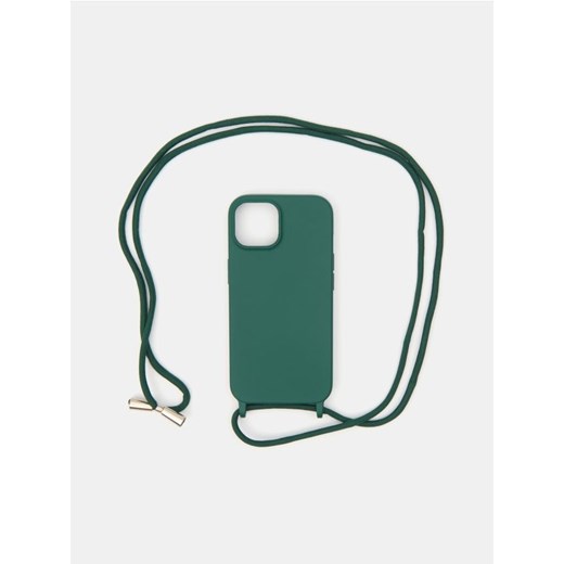 Sinsay - Etui na iPhone 15 - zielony ze sklepu Sinsay w kategorii Etui - zdjęcie 175731613