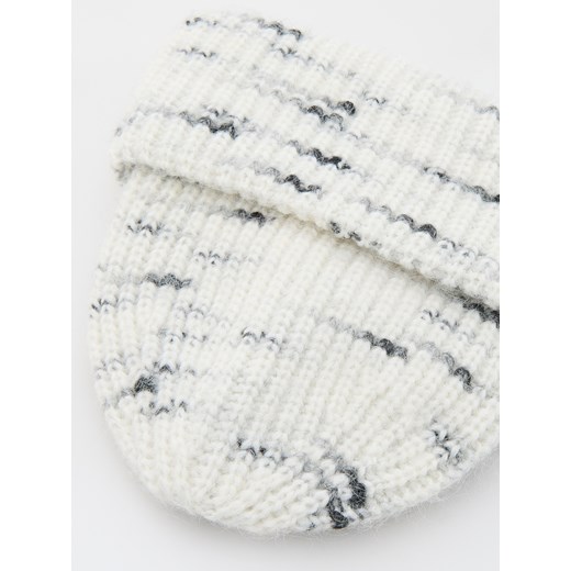 Reserved - Czapka beanie - złamana biel Reserved ONE SIZE Reserved