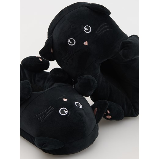 Reserved - Kapcie koty - ciemnoszary ze sklepu Reserved w kategorii Akcesoria dziecięce - zdjęcie 175733091