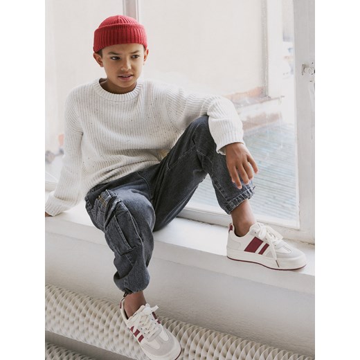 Reserved - Jeansy jogger - szary ze sklepu Reserved w kategorii Spodnie chłopięce - zdjęcie 175735902