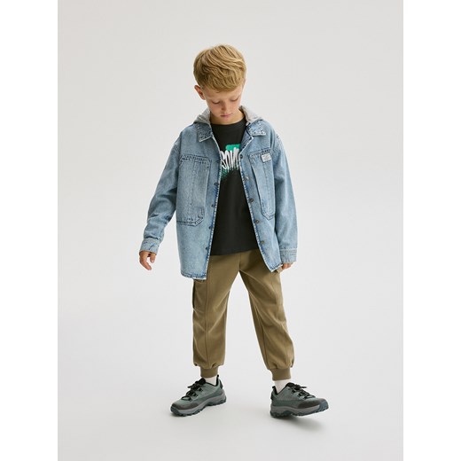 Reserved - Spodnie jogger cargo - zielony ze sklepu Reserved w kategorii Spodnie chłopięce - zdjęcie 175735910