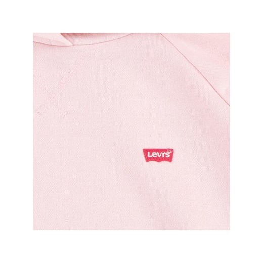Bluza dziewczęca Levi's różowa z haftem
