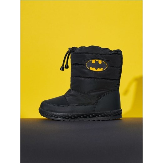 Sinsay - Śniegowce Batman - czarny ze sklepu Sinsay w kategorii Buty zimowe dziecięce - zdjęcie 175739301