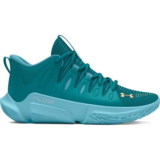 Damskie buty do koszykówki Under Armour UA Flow Breakthru 4 - turkusowe ze sklepu Sportstylestory.com w kategorii Buty sportowe męskie - zdjęcie 175740550