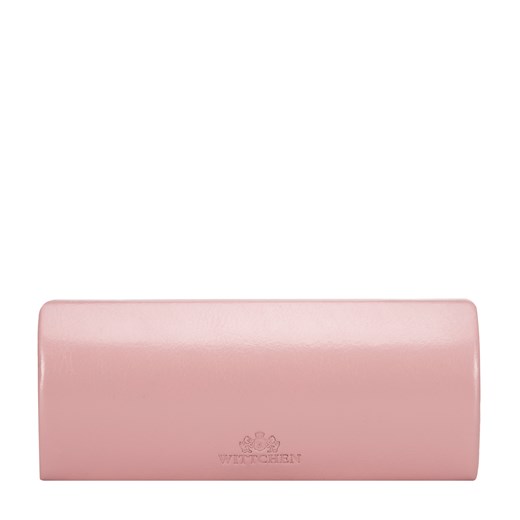 Etui na okulary ze skóry proste różowe ze sklepu WITTCHEN w kategorii Etui - zdjęcie 175747233
