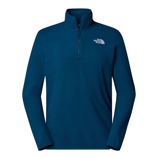 Bluza The North Face 100 Glacier 1/4 Zip Fleece 0A855W1NO1 - granatowa ze sklepu streetstyle24.pl w kategorii Bluzy męskie - zdjęcie 175747411