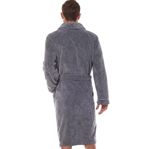 Szlafrok męski 2451 Pegasus, Kolor grafitowy, Rozmiar L, L&amp;L ze sklepu Intymna w kategorii Szlafroki męskie - zdjęcie 175747482