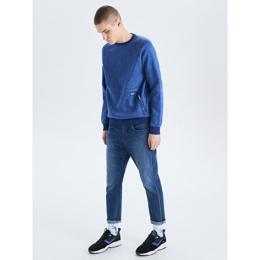 Cropp - Sweter o kroju bluzy - niebieski Cropp M okazyjna cena Cropp