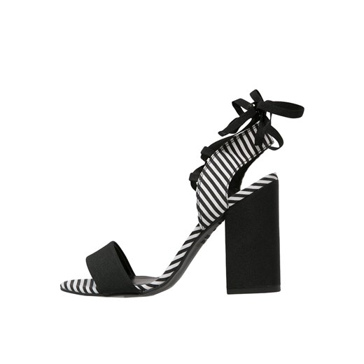 New Look SWEENY Sandały black zalando  abstrakcyjne wzory