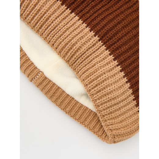 Reserved - Komin z polarową podszewką - kremowy Reserved 0-12 miesięcy Reserved