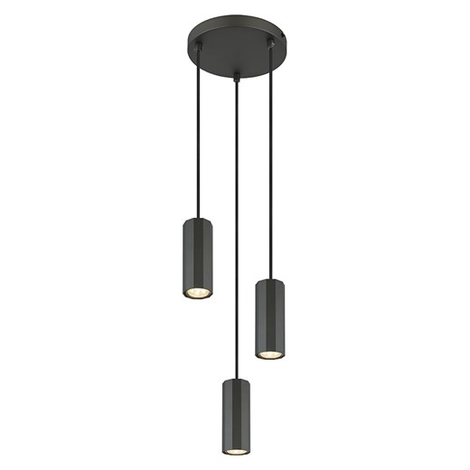 Globo lighting Lampa wisząca w kolorze szarym - wys. 120 x Ø 21 cm ze sklepu Limango Polska w kategorii Lampy wiszące - zdjęcie 175769104