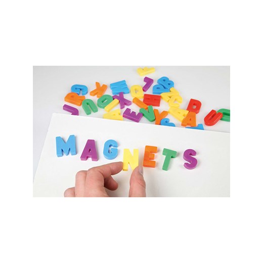 LENA 36-częściowy magnetyczny zestaw małych literek w różnych kolorach - 3+ Lena onesize promocja Limango Polska