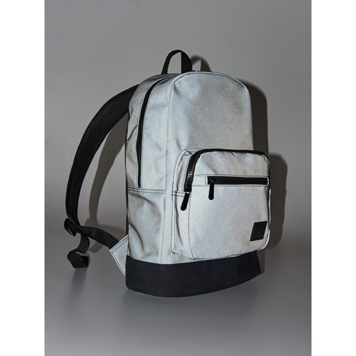 Cropp - Odblaskowy plecak - czarny Cropp Uniwersalny promocja Cropp