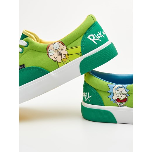 Cropp - Trampki Rick and Morty - zielony Cropp 43 wyprzedaż Cropp