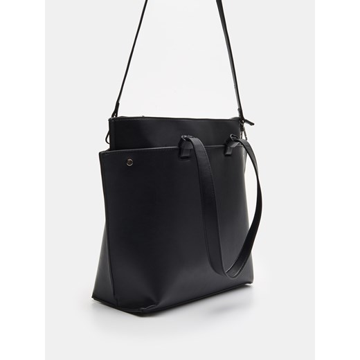 Cropp - Torba typu shopper - czarny Cropp Uniwersalny wyprzedaż Cropp