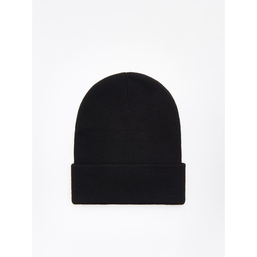 Cropp - Czapka z naszywką - czarny Cropp Uniwersalny promocyjna cena Cropp