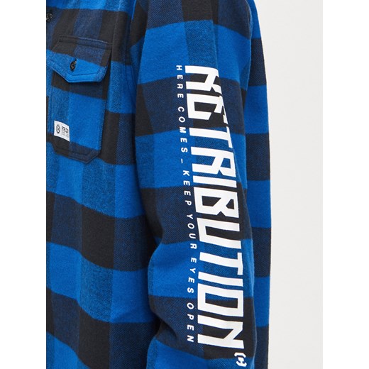 Cropp - Koszula oversize z kapturem - niebieski Cropp M promocyjna cena Cropp