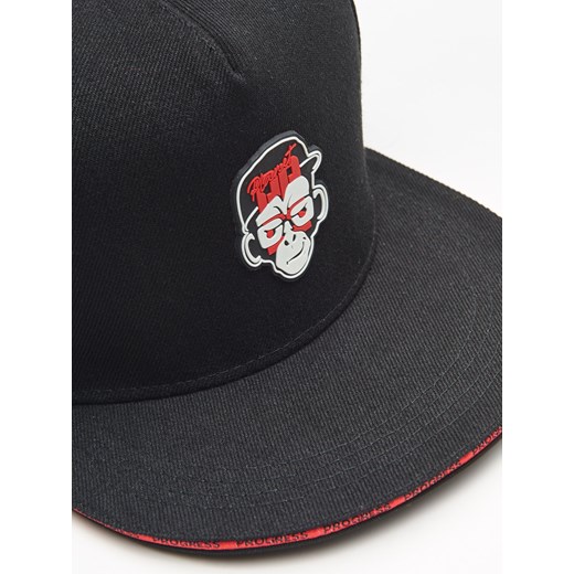 Cropp - Czapka snapback z napisem - czerwony Cropp Uniwersalny wyprzedaż Cropp