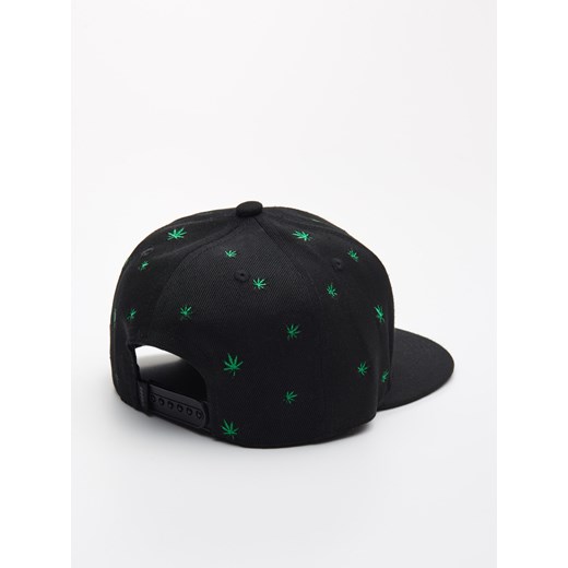 Cropp - Czapka snapback z napisem - zielony Cropp Uniwersalny okazja Cropp