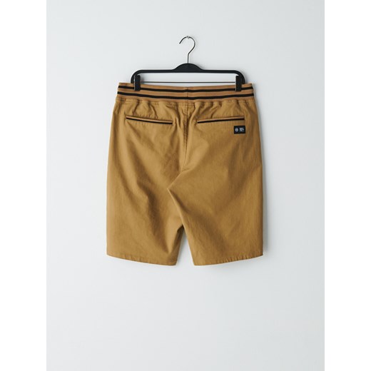 Cropp - Bawełniane szorty jogger - beżowy Cropp 28 promocja Cropp