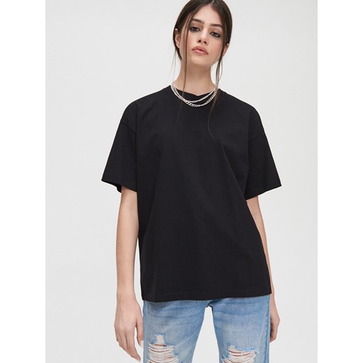 Cropp - Koszulka oversize - czarny Cropp L Cropp