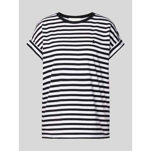 T-shirt z wyhaftowanym logo model ‘IDAARA’ ze sklepu Peek&Cloppenburg  w kategorii Bluzki damskie - zdjęcie 175783732
