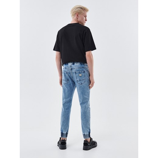 Cropp - Jeansowe joggery - niebieski Cropp 28/32 wyprzedaż Cropp