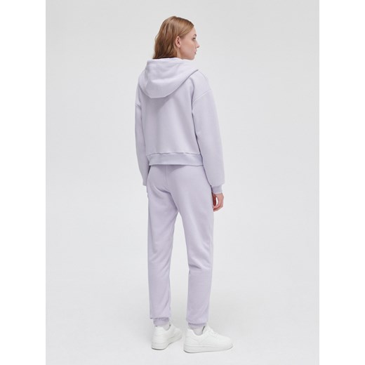 Cropp - Rozpinana bluza z kapturem - fioletowy Cropp XL okazja Cropp