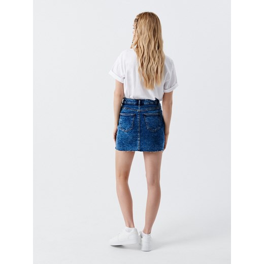 Cropp - Jeansowa spódnica - niebieski Cropp M okazja Cropp