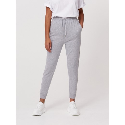 Cropp - Dresowe spodnie jogger - jasny szary Cropp S Cropp promocyjna cena