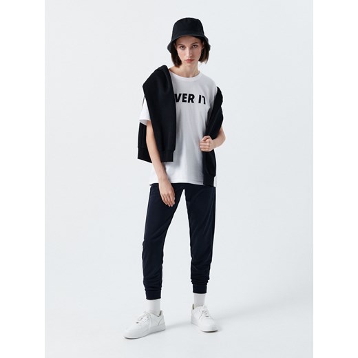 Cropp - Dresowe spodnie jogger - szary Cropp L wyprzedaż Cropp