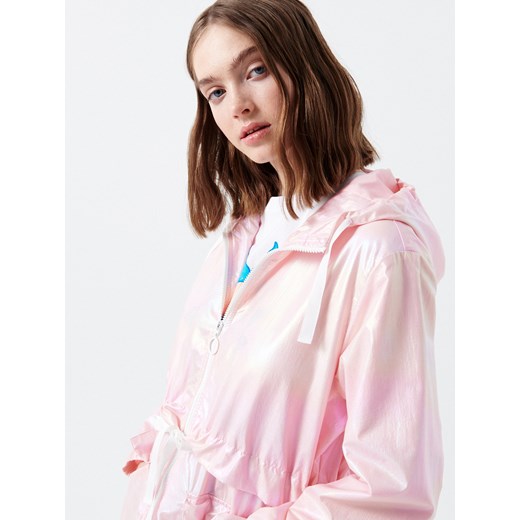 Cropp - Parka z efektem holograficznym - wielobarwny Cropp XS okazyjna cena Cropp