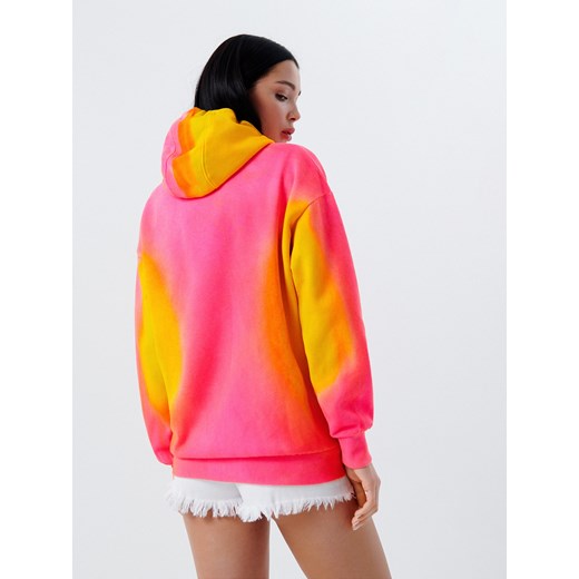 Cropp - Bluza z efektem tie dye - żółty Cropp L wyprzedaż Cropp