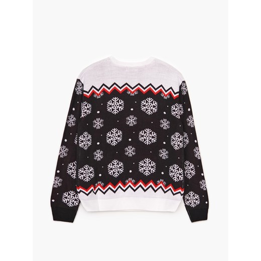 Cropp - Świąteczny sweter Rick and Morty - czarny Cropp M wyprzedaż Cropp