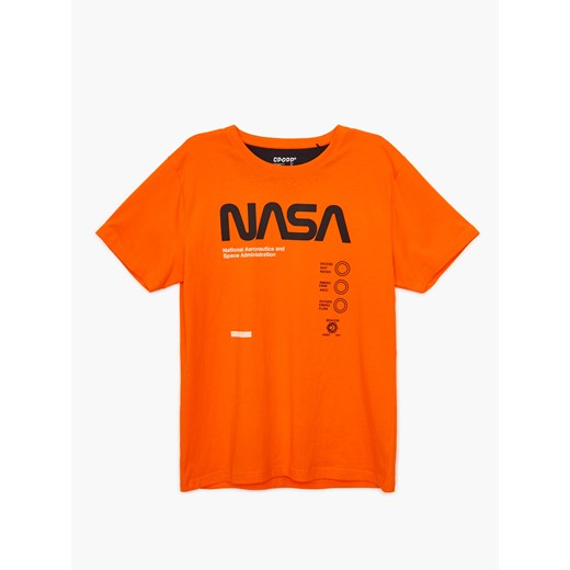 Cropp - Dwucześciowa piżama NASA - pomarańczowy Cropp M wyprzedaż Cropp