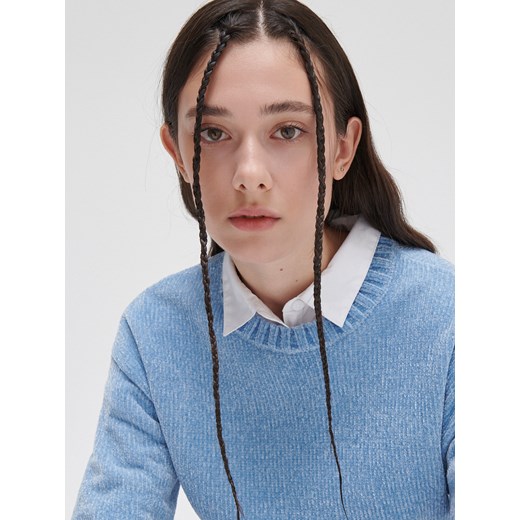 Cropp - Puszysty sweter - błękitny Cropp M okazja Cropp